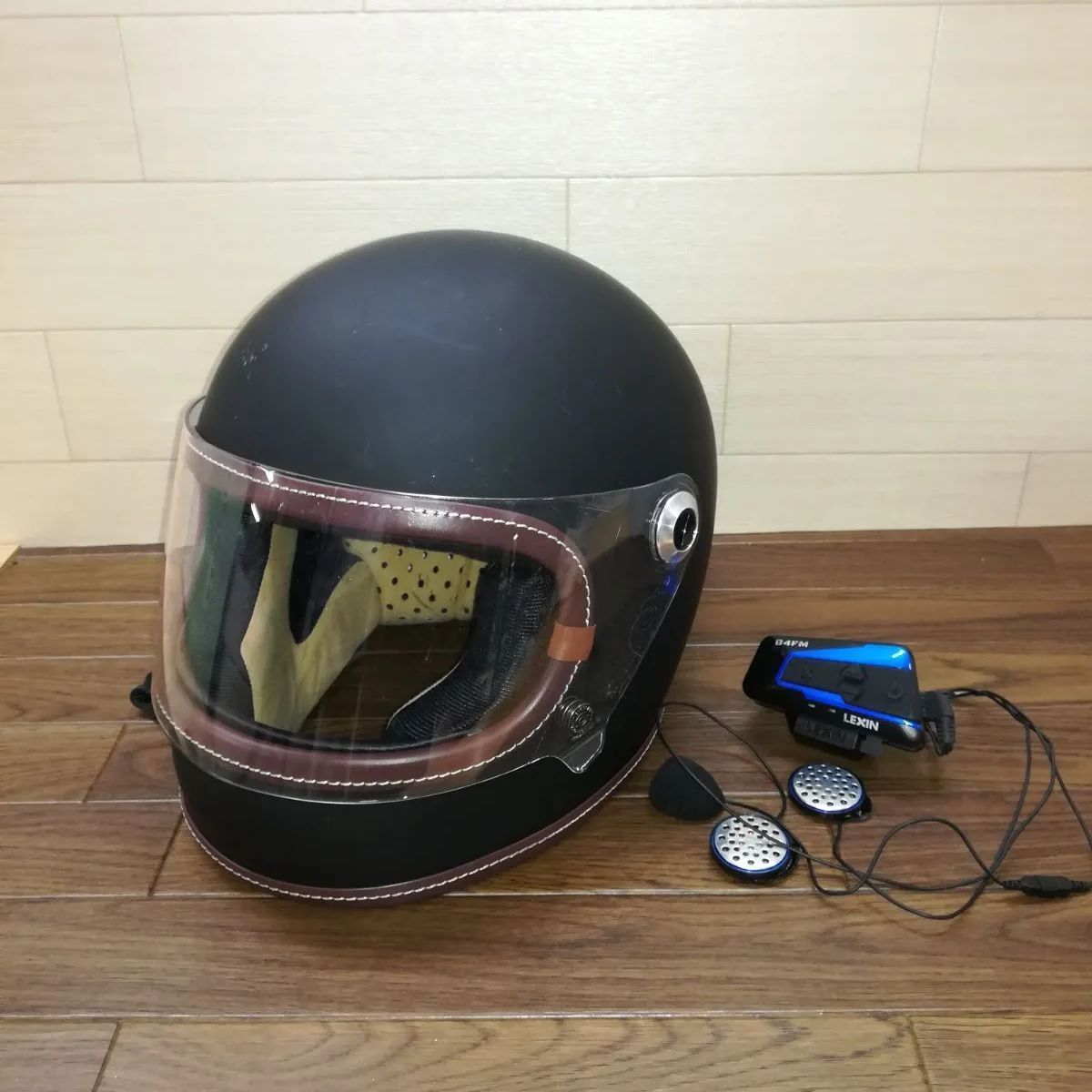 NIKITOR フルフェイスヘルメット Retro-One（GLOSS BLACK） サイズ L