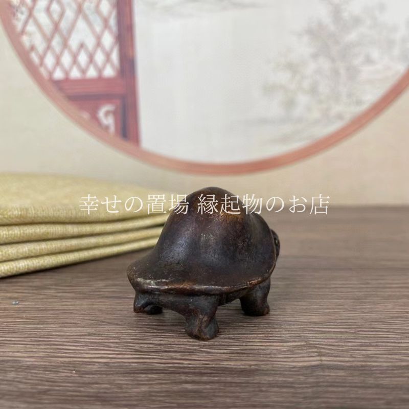 長寿亀  銅亀 開運 風水 卓上  装飾 工芸品 美術品 置物 銅器 鶴双喜亀鶴 長寿亀 開運 風水 招財 置物 工芸品