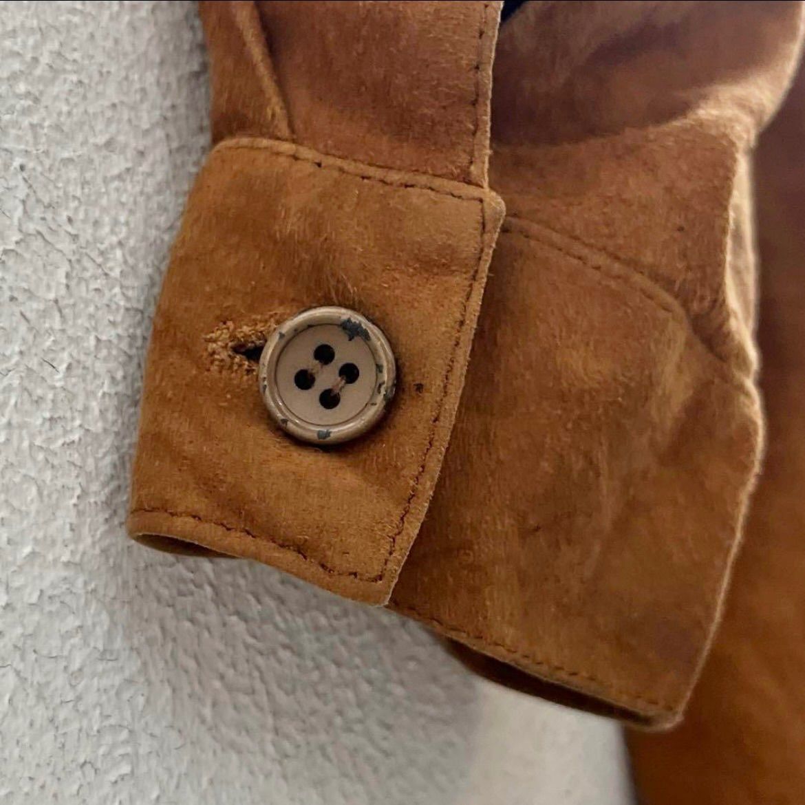 レザーシャツ スエード