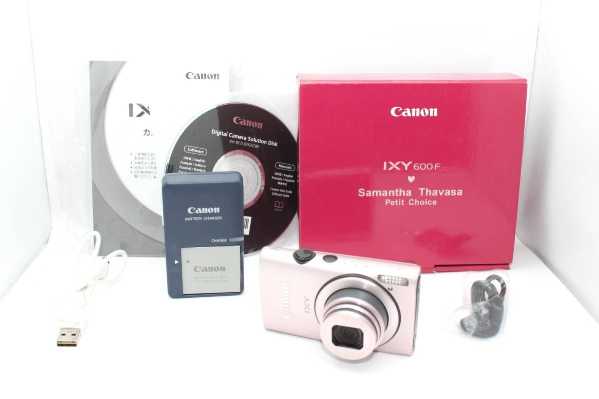 キャノン Canon ixy600F サマンサタバサコラボ デジカメ シャンパン