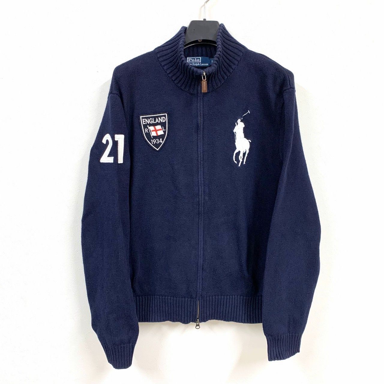 Polo by Ralph Lauren】ポロラルフローレン/ジップアップニット