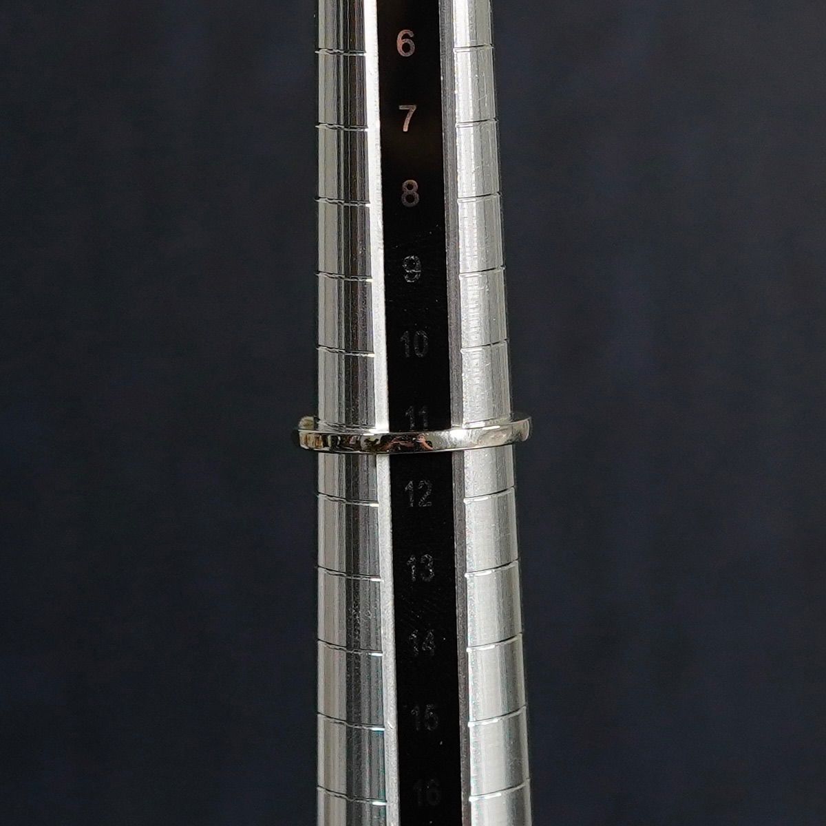 CZトパーズ】CZダイヤモンド コンビ リング 11号 シルバー925