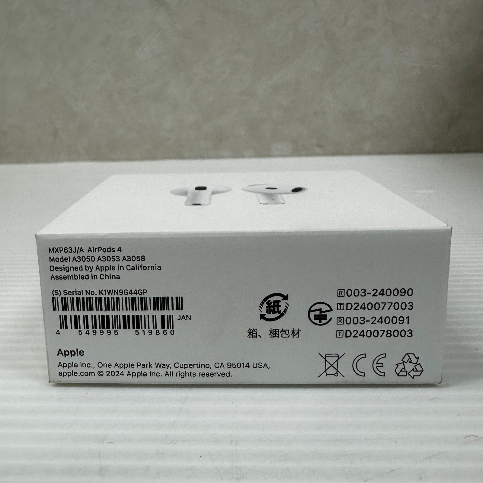 個別対応の Apple AirPods 4 MXP63J A smkdetc090733