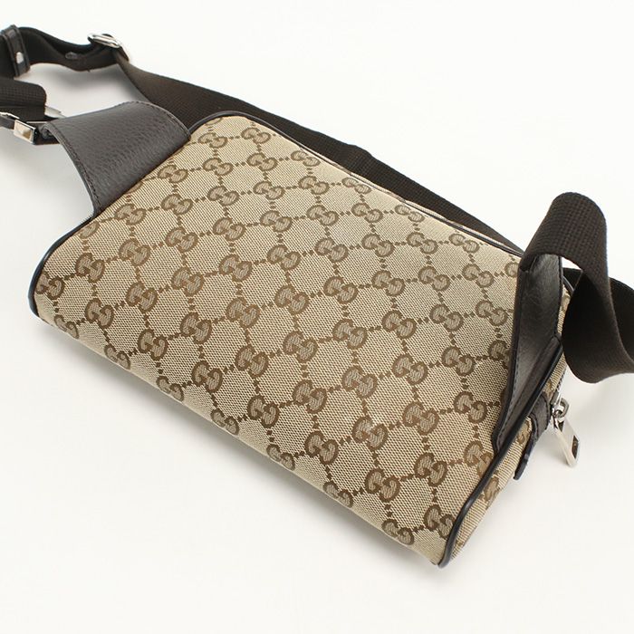 GUCCI グッチ ベルトバッグ GGキャンバス 449174 ボディバッグ