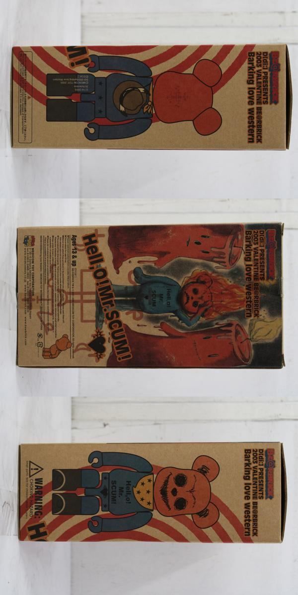 BE@BRICK ２００３バレンタイン Barking Love 2003 VALENTINE BE@RBRICK Hello! Mr. SCUM Valentin 400% Bearbrick