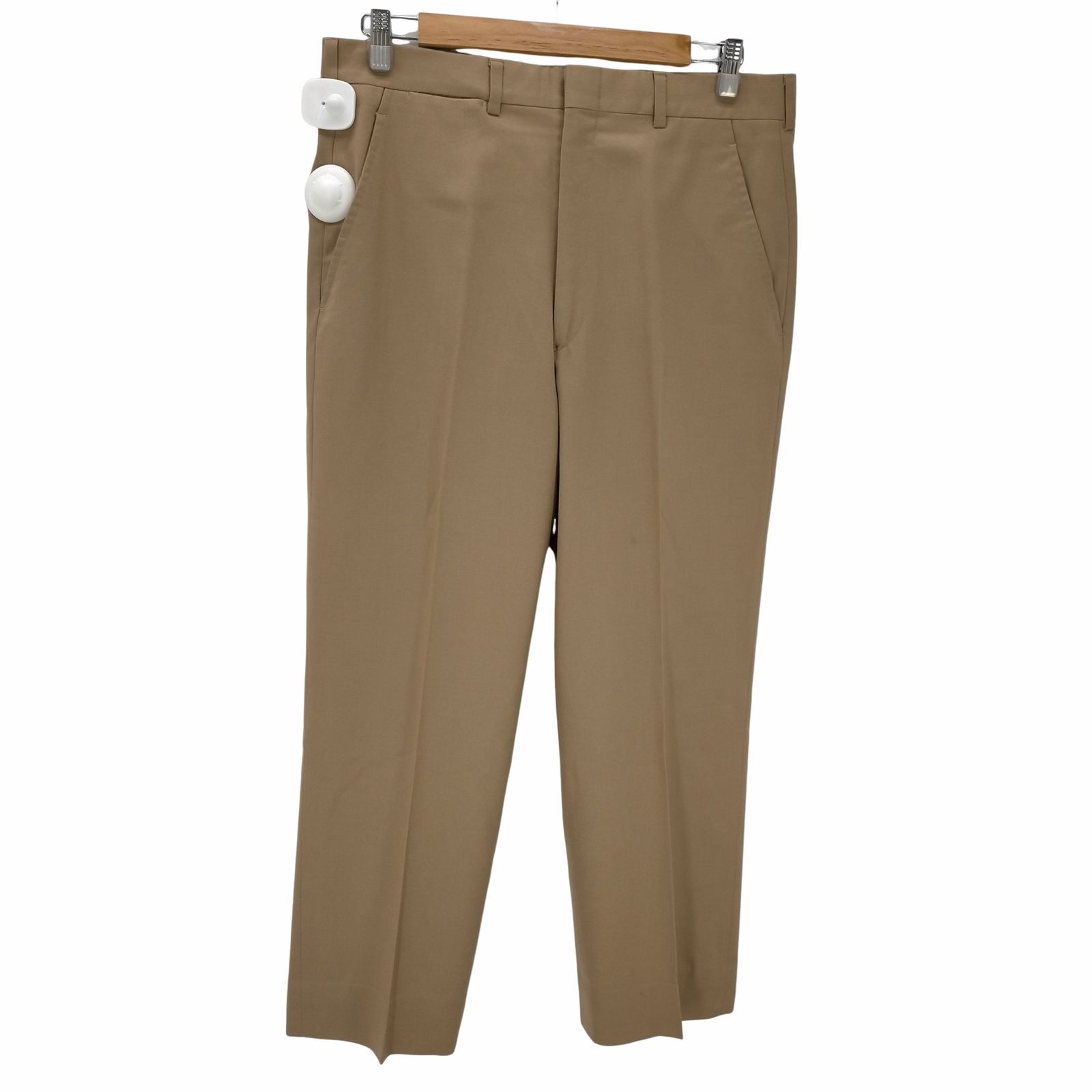 ブルックスブラザーズ BROOKS BROTHERS USA製 ウール ノータックスラックスパンツ メンズ US：34-35 