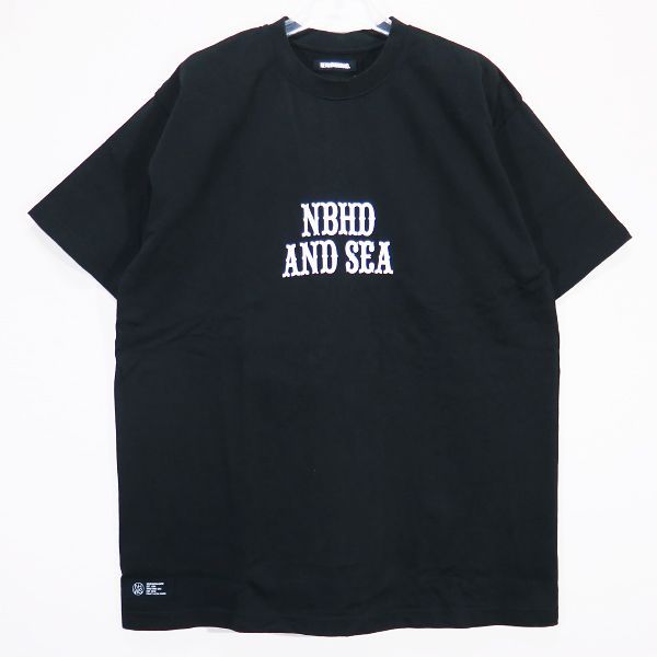 NEIGHBORHOOD ネイバーフッド x WIND AND SEA ウィンダンシー 22SS NHWDS-02/C-TEE-SS 221FRWSN-STM02S Tシャツ ブラック 黒