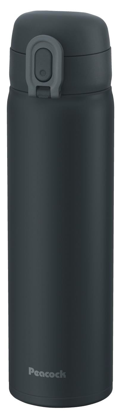 【新着商品】ピーコック魔法瓶工業(The-peacock) ピーコック ワンタッチマグボトル チャコールグレー 500ml 水筒 保温 保冷 魔法瓶 AKT-50 HCH