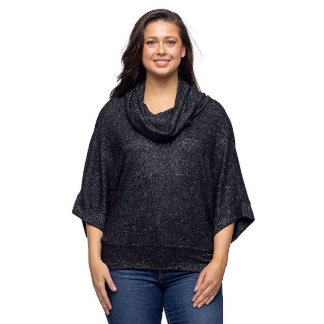 売れ筋商品|||２４セブンコンフォート ニット&セーター アウター レディース Plus Size Open Front Long Bolero Cardigan Sweater Black 24セブンコンフォート ニット&セーター アウター レディース