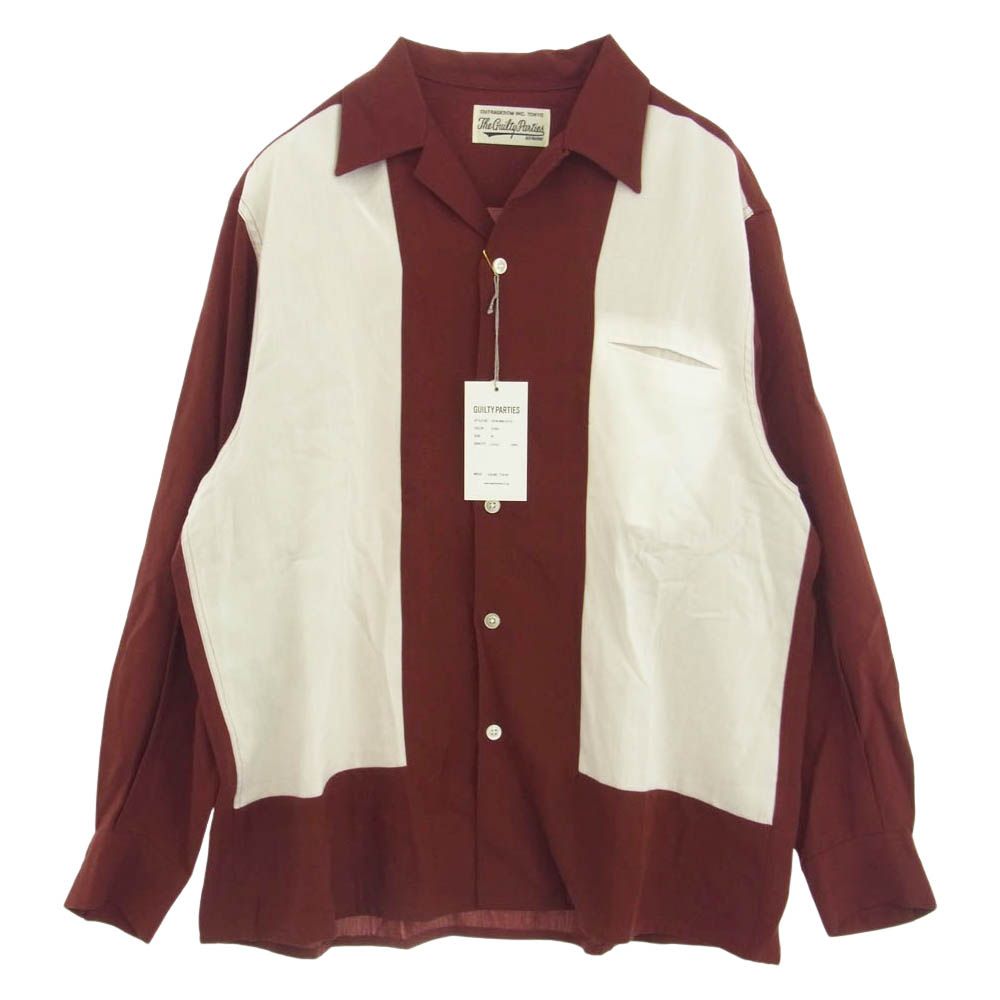 美品24AW WACKO MARIA 50s 長袖シャツ テンセル 1226O△ シャツ
