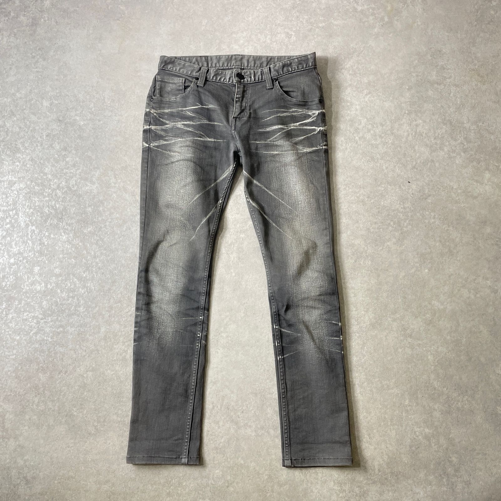 定価2万 Zero by TORNADO MART ハイブリッド硫化染め スリムフィット 