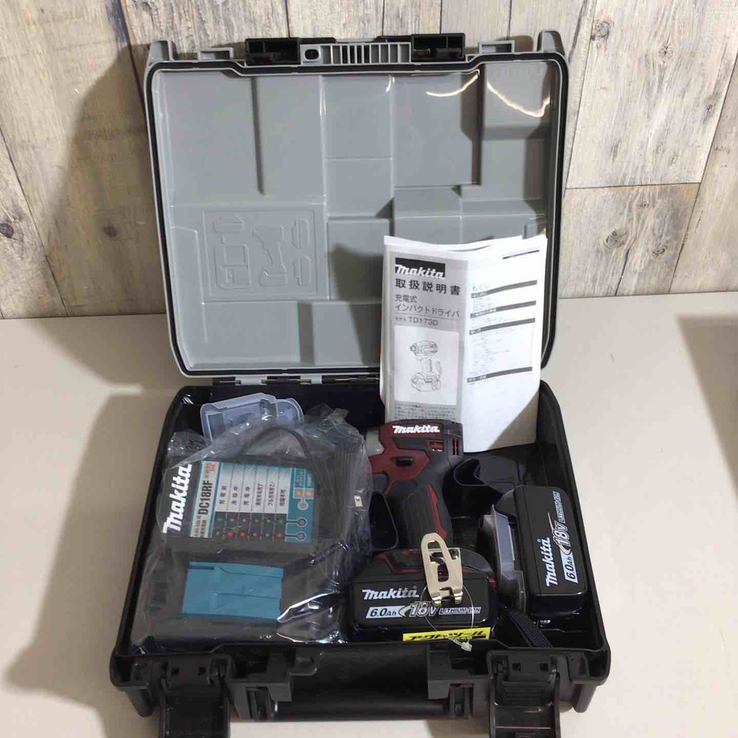 マキタ makita コードレスインパクトドライバー TD173DGXAR レッド 赤 色 バッテリー＆充電器付き 戸田店
