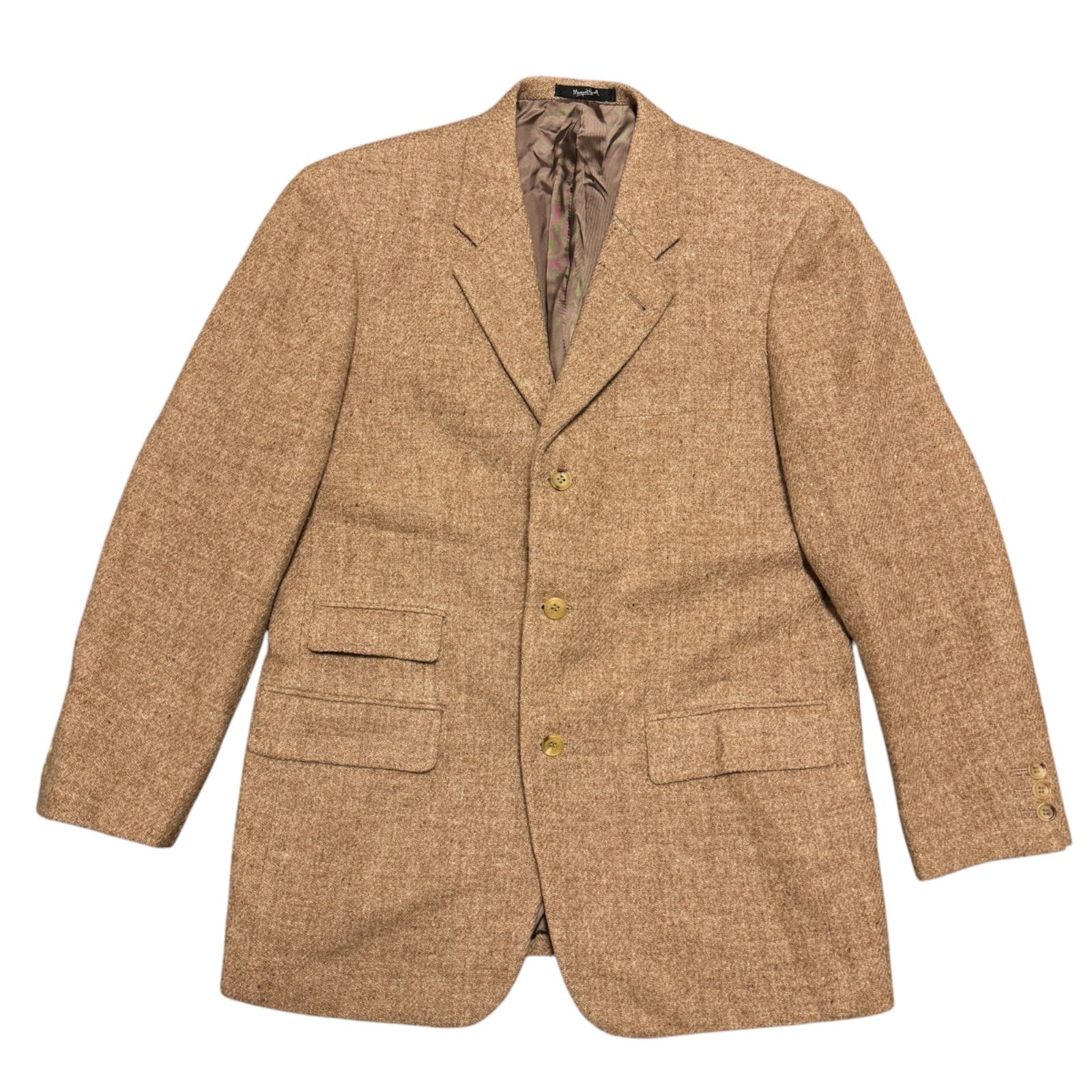 【美品】マーガレットハウエル〈日本製〉ウール100%シングルテーラードジャケット p15070277-a.jpg