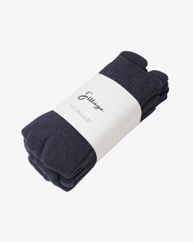 Sillage シアージ tabi socks navy タビ ソックス ネイビー 靴下 足袋