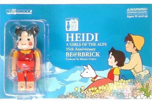 ハイジ出品 中古】フィギュア BE＠RBRICK -ベアブリック- ハイジ 100% 「アルプス