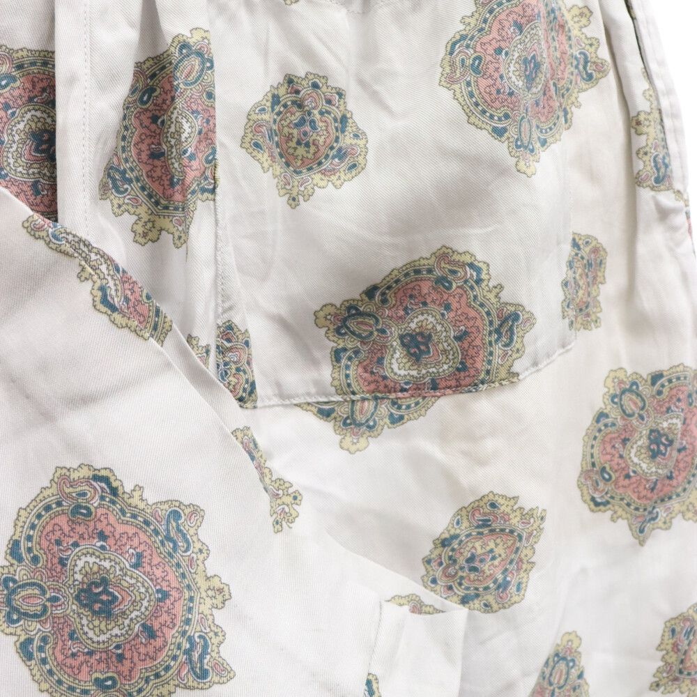 UNUSED 23SS Emblem pattern easy slacks - メルカリ｜ワイドパンツ  