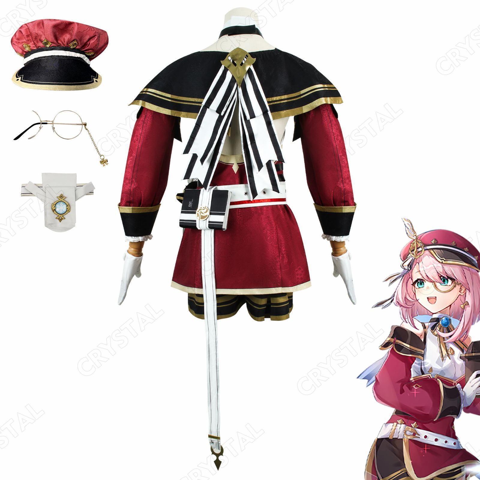 原神（Genshin）シャルロット コスプレ衣装 原神 キャラ衣装 げんしん