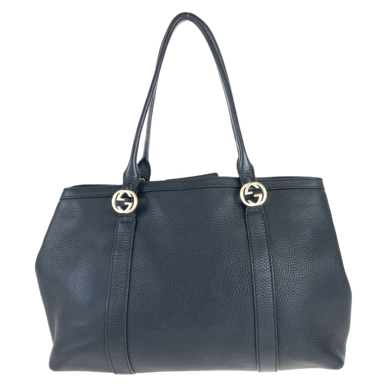 美品 GUCCI グッチ ミスGG ブラック 黒 ゴールド金具 レザー 353122 