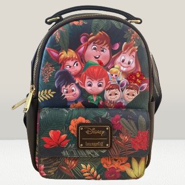 US 限定loungefly ラウンジフライディズニーDisney ピーターパン リュックミニバックパック