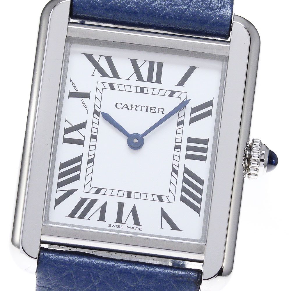 カルティエ WSTA0030 タンクソロ SM クォーツ レディース カルティエ