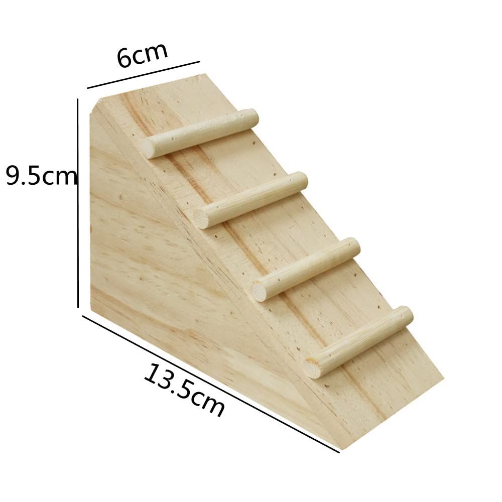 特価セール】天然木製 遊び場 飾り ケージ内装 スロープ 階段 休息場 チンチラ マウス ハリネズミ モルモット 使いやすい 齧り木 小動物おもちゃ  ステップ はしご 運動不足解消 ハウス ハムスター MUYYIKA - メルカリ