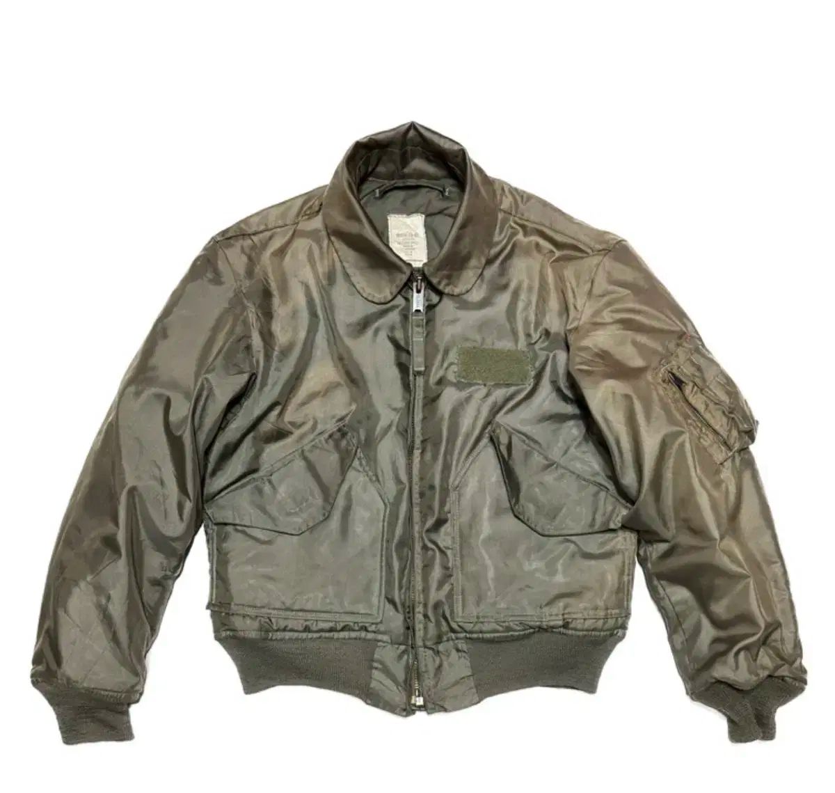 米軍実物 67年 L2-B フライトジャケット L オリーブ ma-1 60s 1960 年