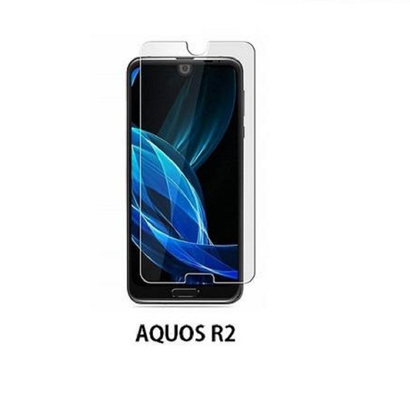 AQUOS R2 SH-03K/SHV42用 2.5D 強化ガラス 液晶フィルム 保護シート 高