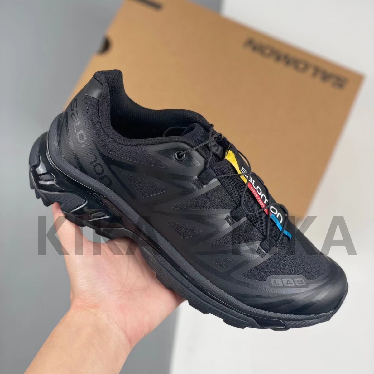 新品未使用 SALOMON  XT-6  black サロモン スニーカー靴