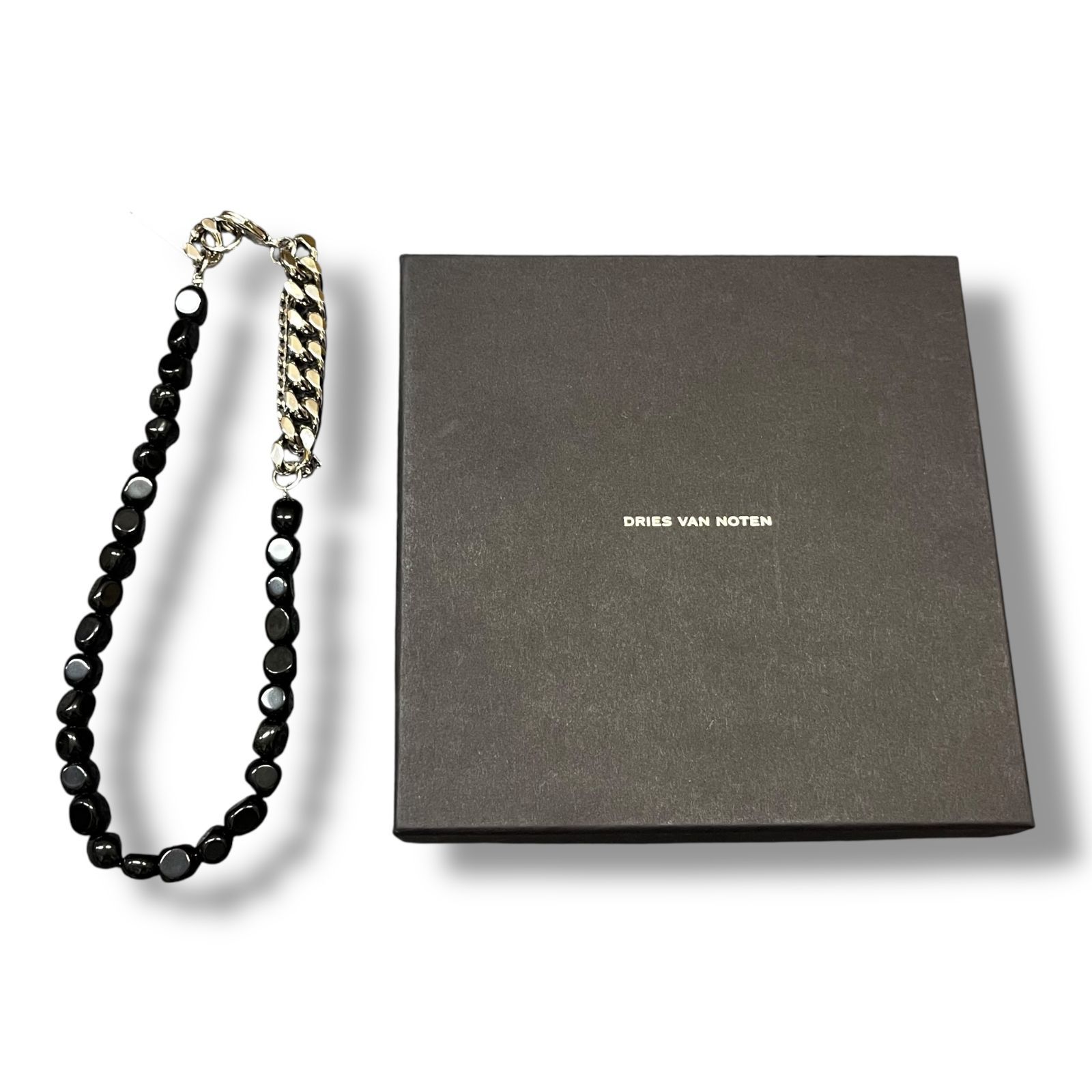未使用品 DRIES VAN NOTEN 25SS stone necklace ストーンネックレス