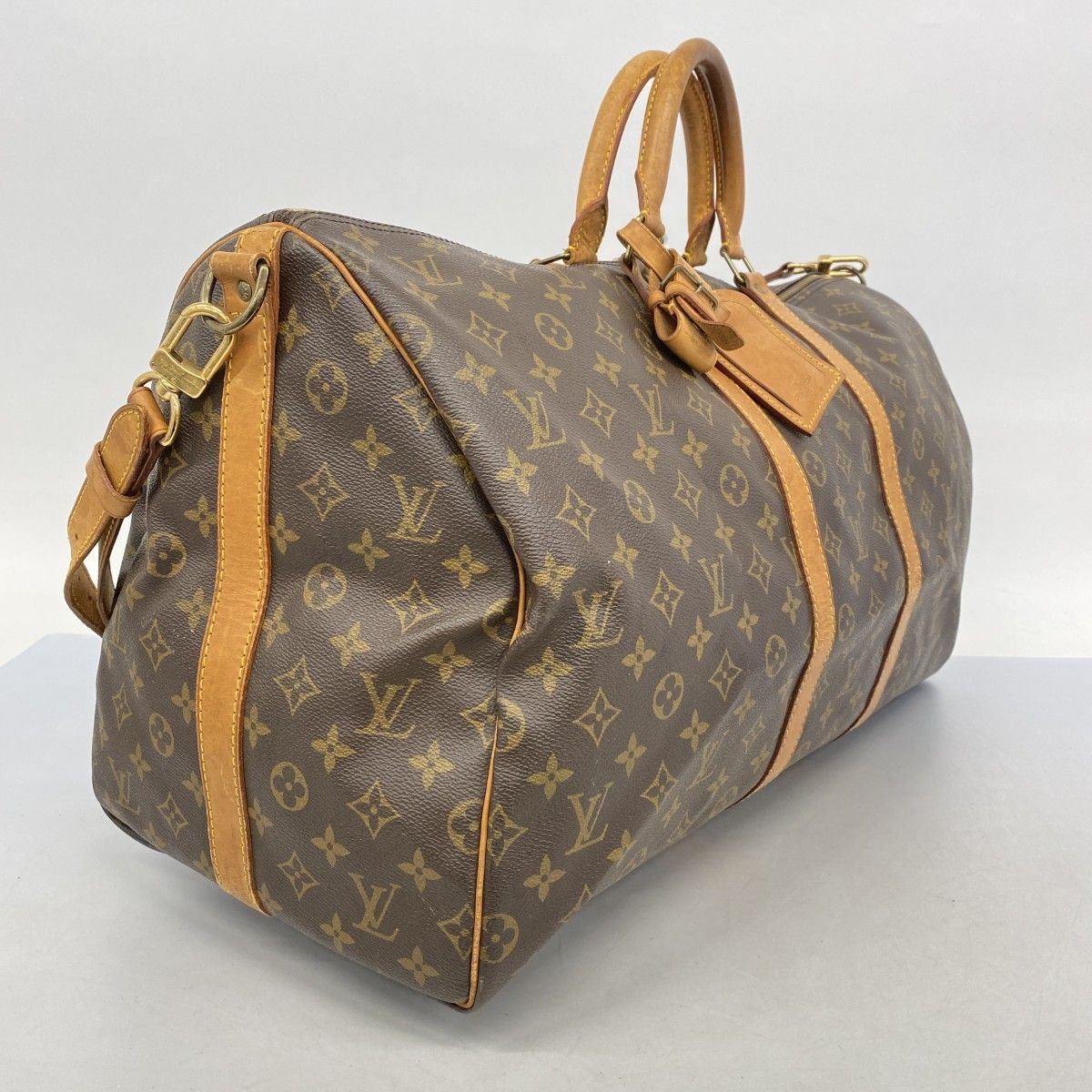 【中古美品】LOUIS VUITTON キーポルバンドリエール55 ☆ルイヴィトン☆キーポル・バンドリエール 55 (Louis Vuitton