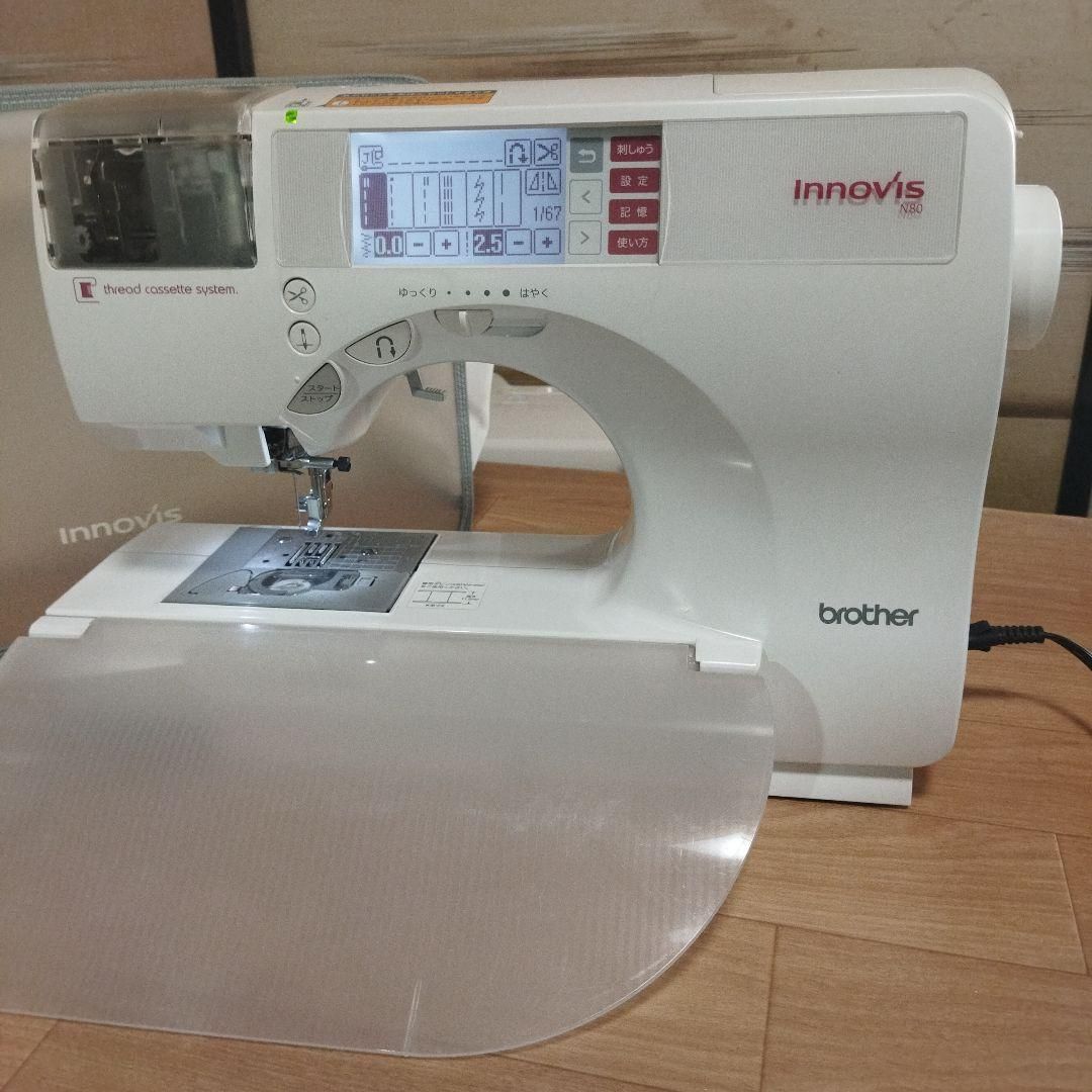 整備済保証有 刺繍機付 簡単糸掛 自動糸切 コンピュータミシン