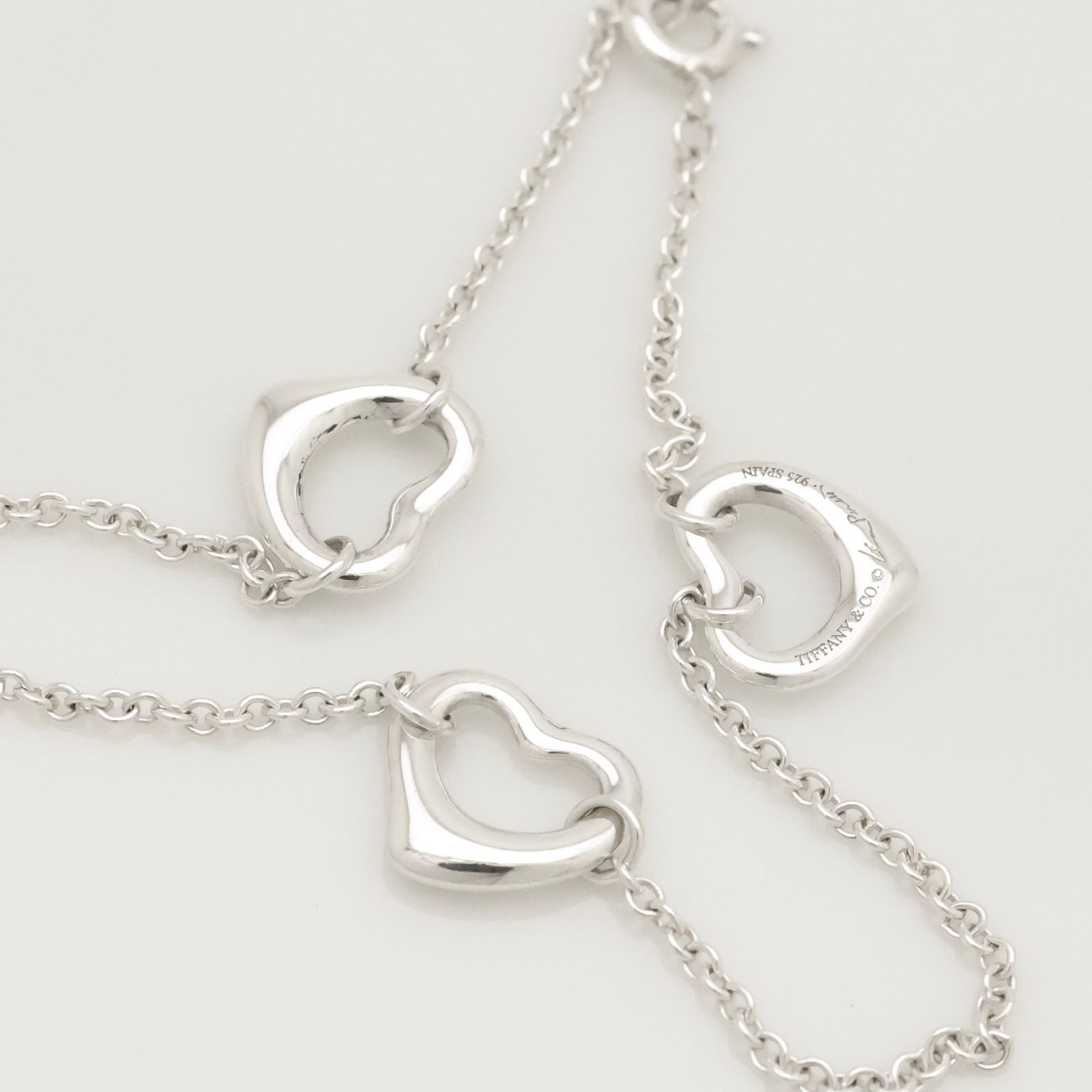 Tiffany＆Co. ティファニー 3連 トリプルオープンハート ブレスレット