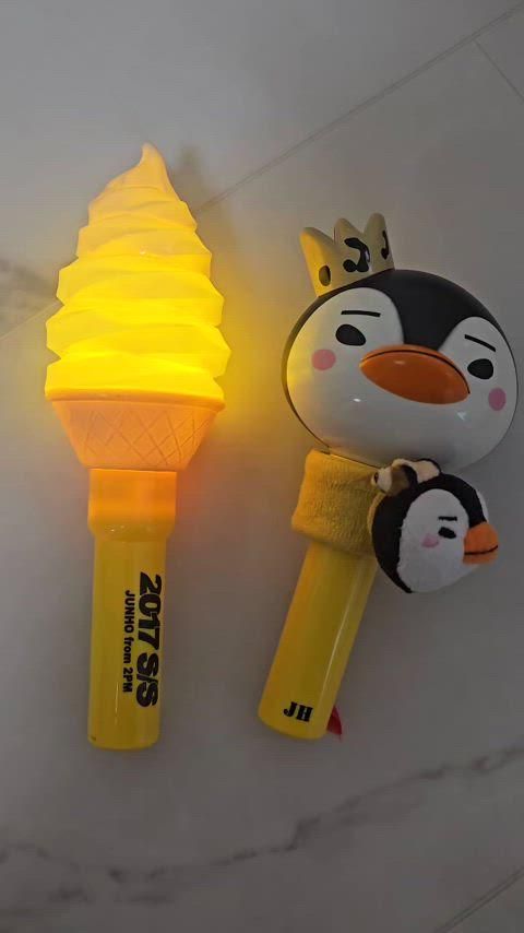 2PM ジュノ アイスクリーム型ペンライトおまけ付きライブに持ってい