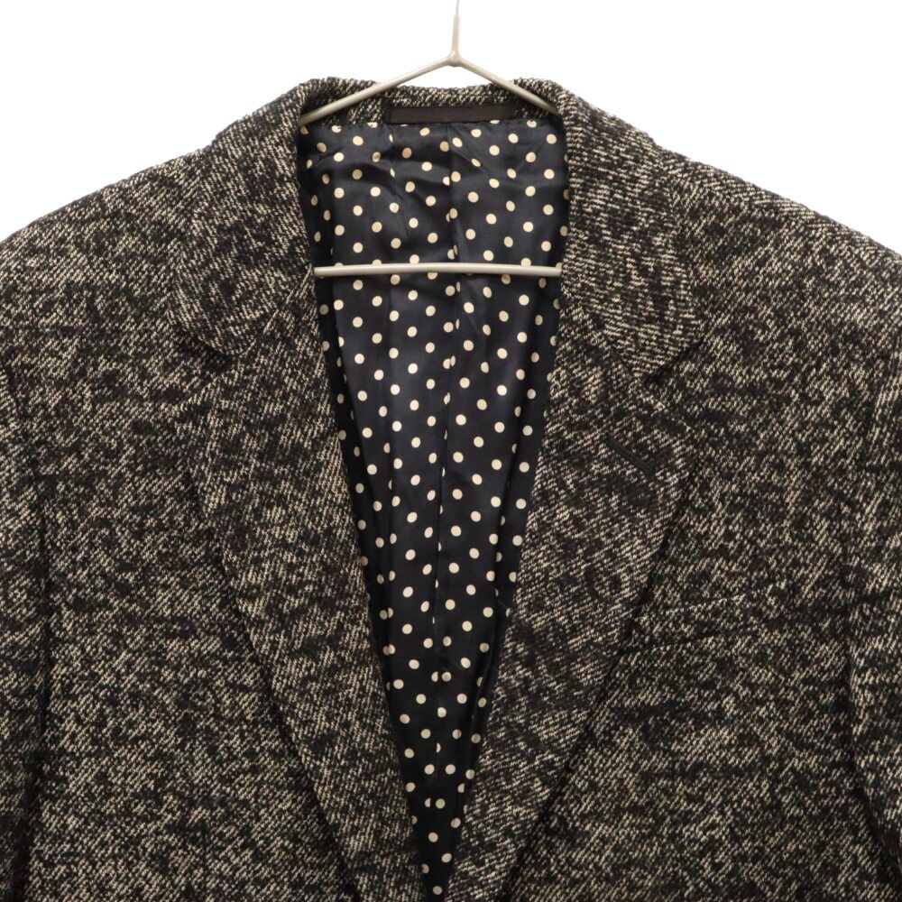 GUCCI (グッチ) ツイードインターロッキングGボタン ウールテーラード  