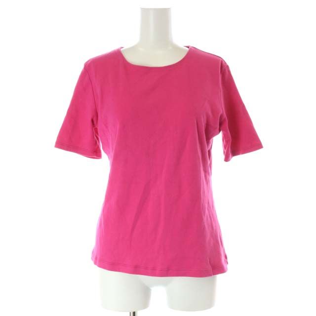 イッセイミヤケ ISSEY MIYAKE クルーネック半袖Tシャツ プルオーバー M ピンク ■SH /SY ■OS