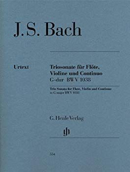 (未使用･未開封品)　Bach J: Triosonate fuer Floete Violine und Continuo G-dur 60wa65s 未使用・未開封品) Bach J: Triosonate fuer Floete Violine und