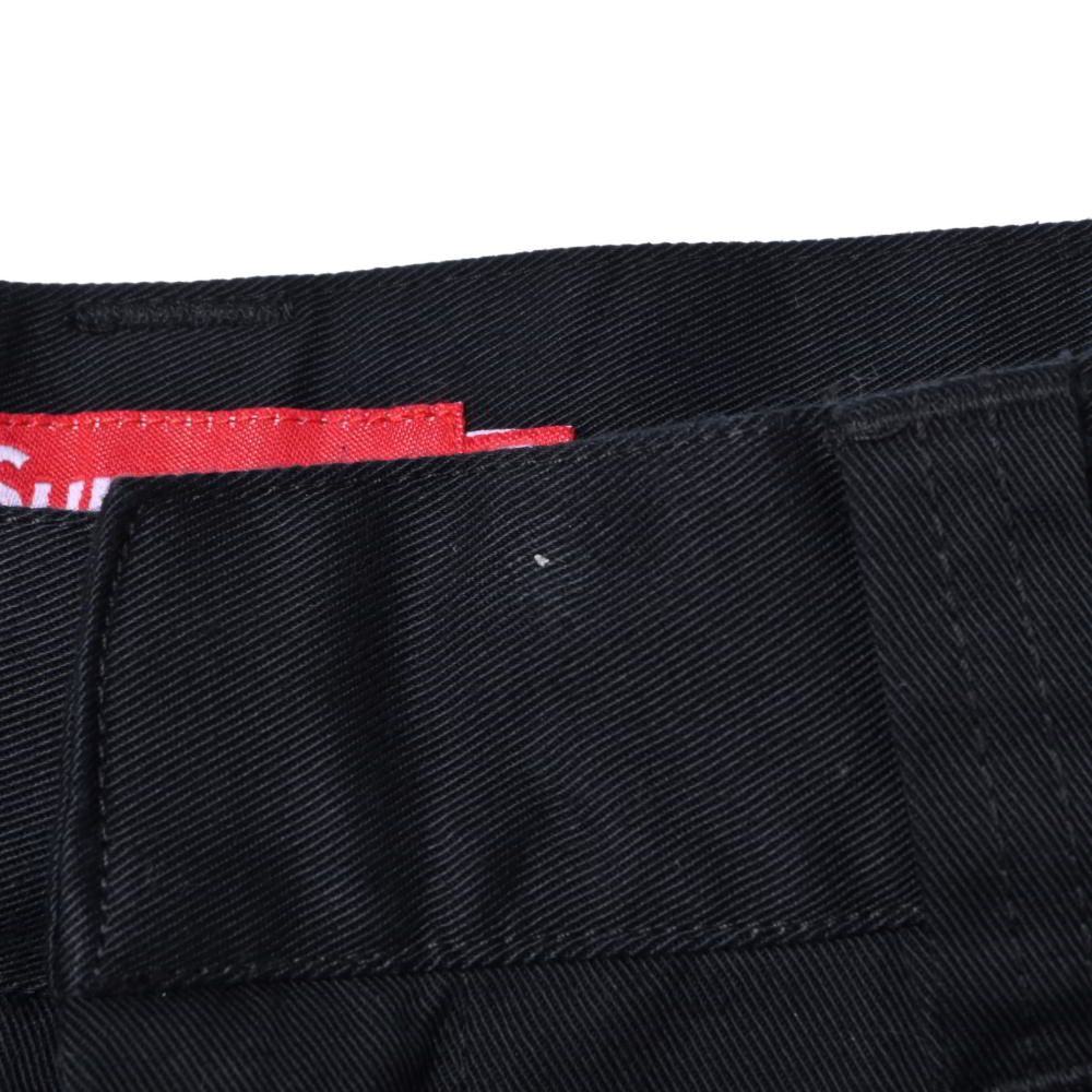 Supreme x ダニエルジョンストン 刺繍 チノパンツ 30 ブラック Supreme x ダニエルジョンストン 刺繍 チノパンツ 30 ブラック