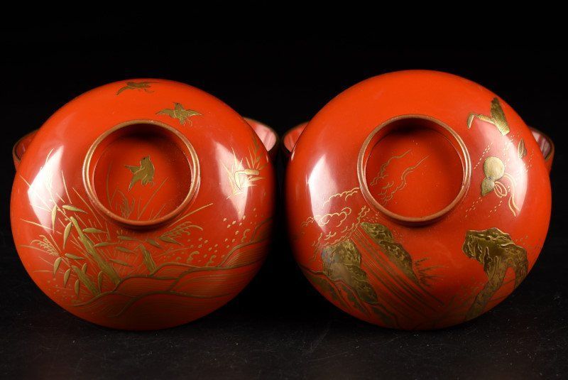 蔵A3261b 木製朱塗