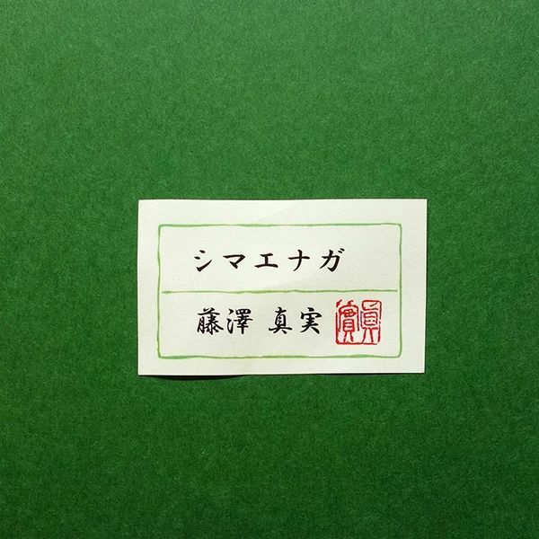 アクリル画 藤澤 真実 「シマエナガ（ヨコ）」 額入り WSM号