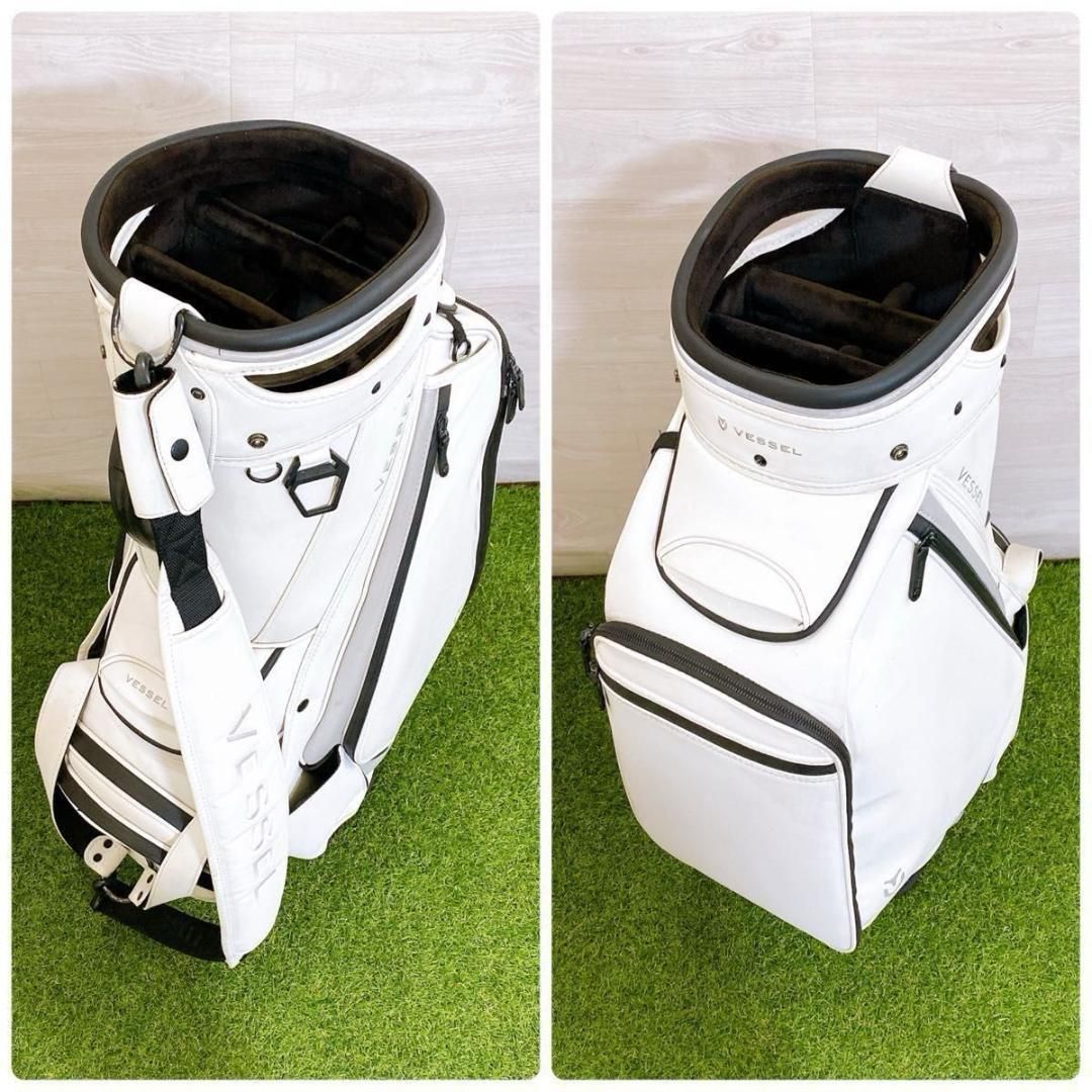 高級 VESSEL PRIME ベゼル キャディバッグ 3点式 カート 9型 | VESSEL