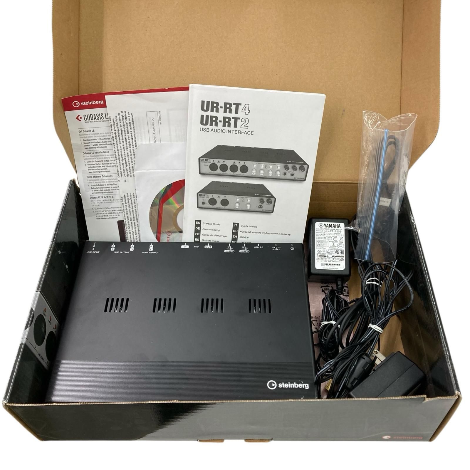 186000 現状品 Steinberg 取扱説明書 電源アダプター オーディオインターフェイス UR-RT4