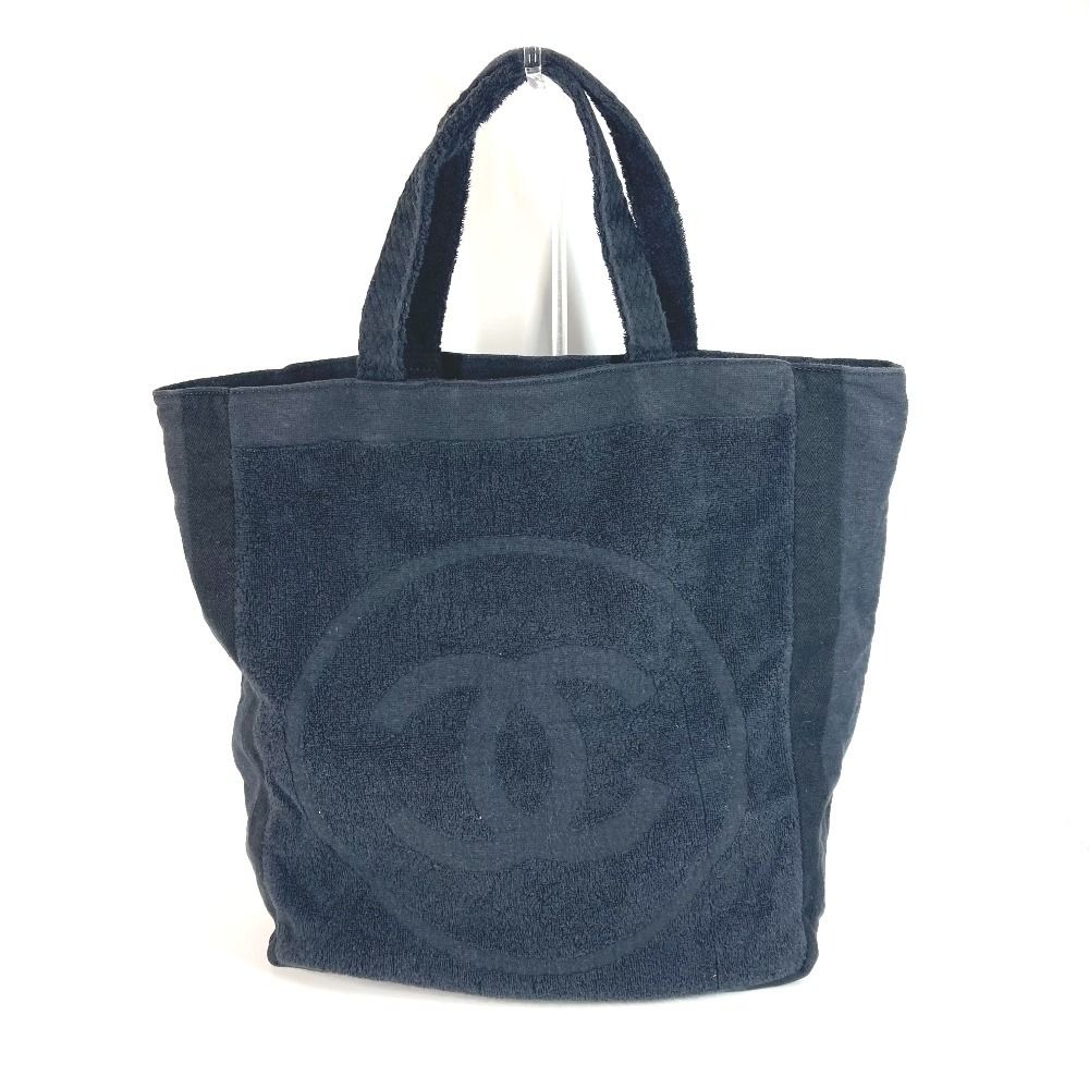CHANEL トートバッグ  CCロゴ入り CHANEL シャネル トートバッグ ロゴ CC ココマーク パイル