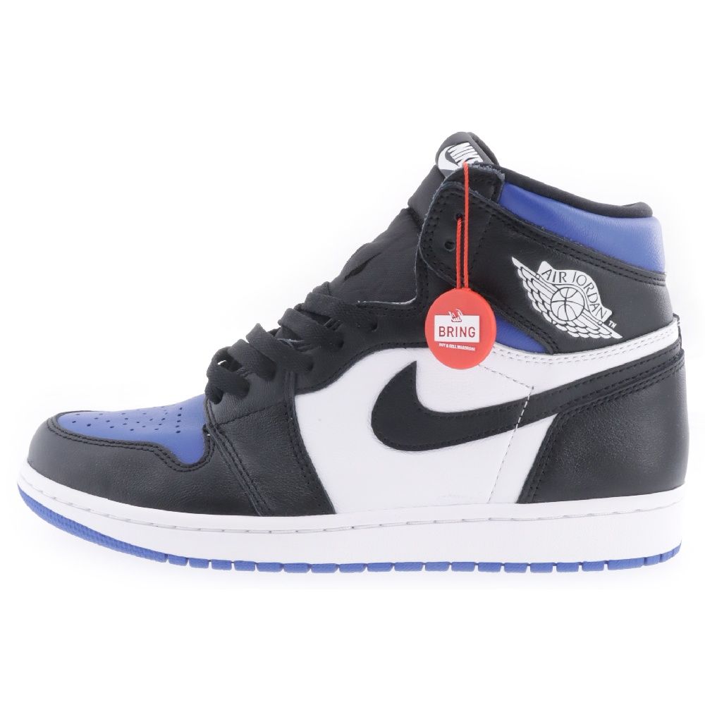 NIKE (ナイキ) AIR JORDAN1 RETRO HIGH OG ROYAL TOE 555088-041 エアジョーダン1 ロイヤルトゥ  ハイカットスニーカー シューズ ホワイト/ブラック/ブルー US9.5/27.5cm - メルカリ