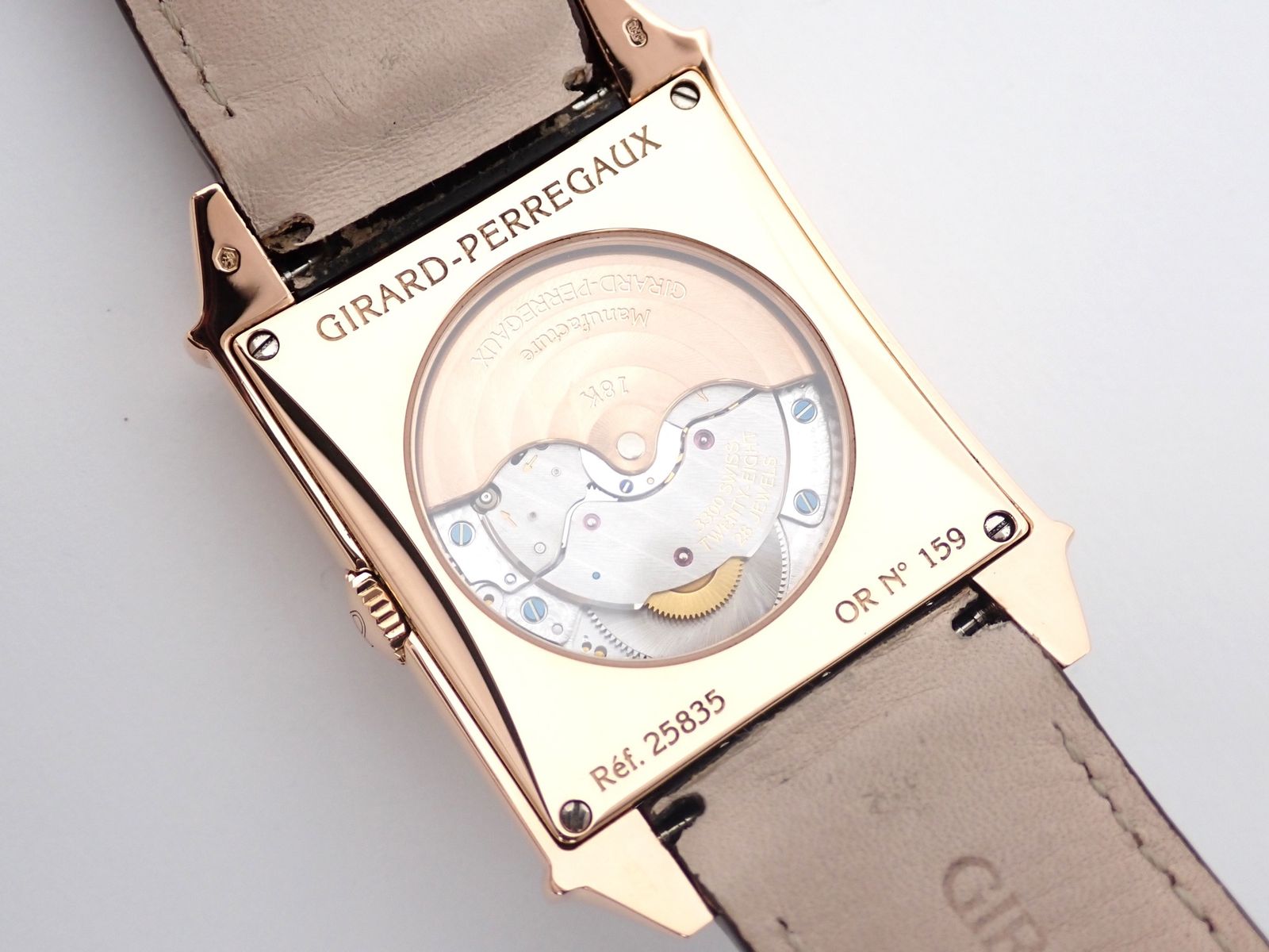 新仕上げ済 GIRARD PERREGAUX(ジラール・ペルゴ) ウォッチ ヴィンテージ1945 25835-35-161-0 自動巻き 腕時計 シルバー AT PG/革