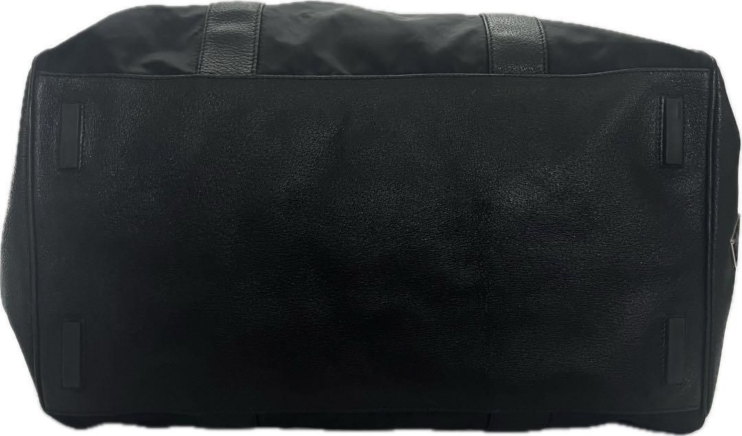 希少 プラダ ボストンバッグ 2WAY テスート 三角プレート ブラック 大容量 大容量】PRADA プラダ テスートナイロン 2way ボストンバッグ