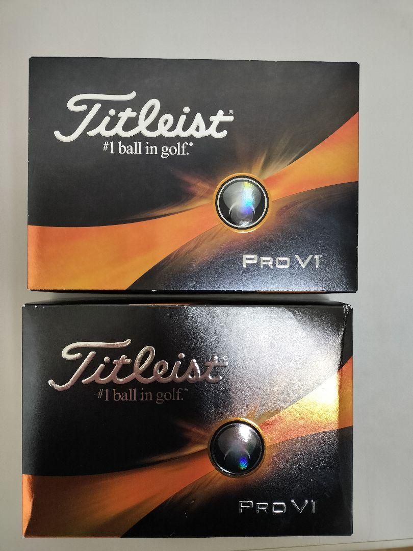 Titleist Pro V1 ゴルフボール 2ダース 24個 Tasa