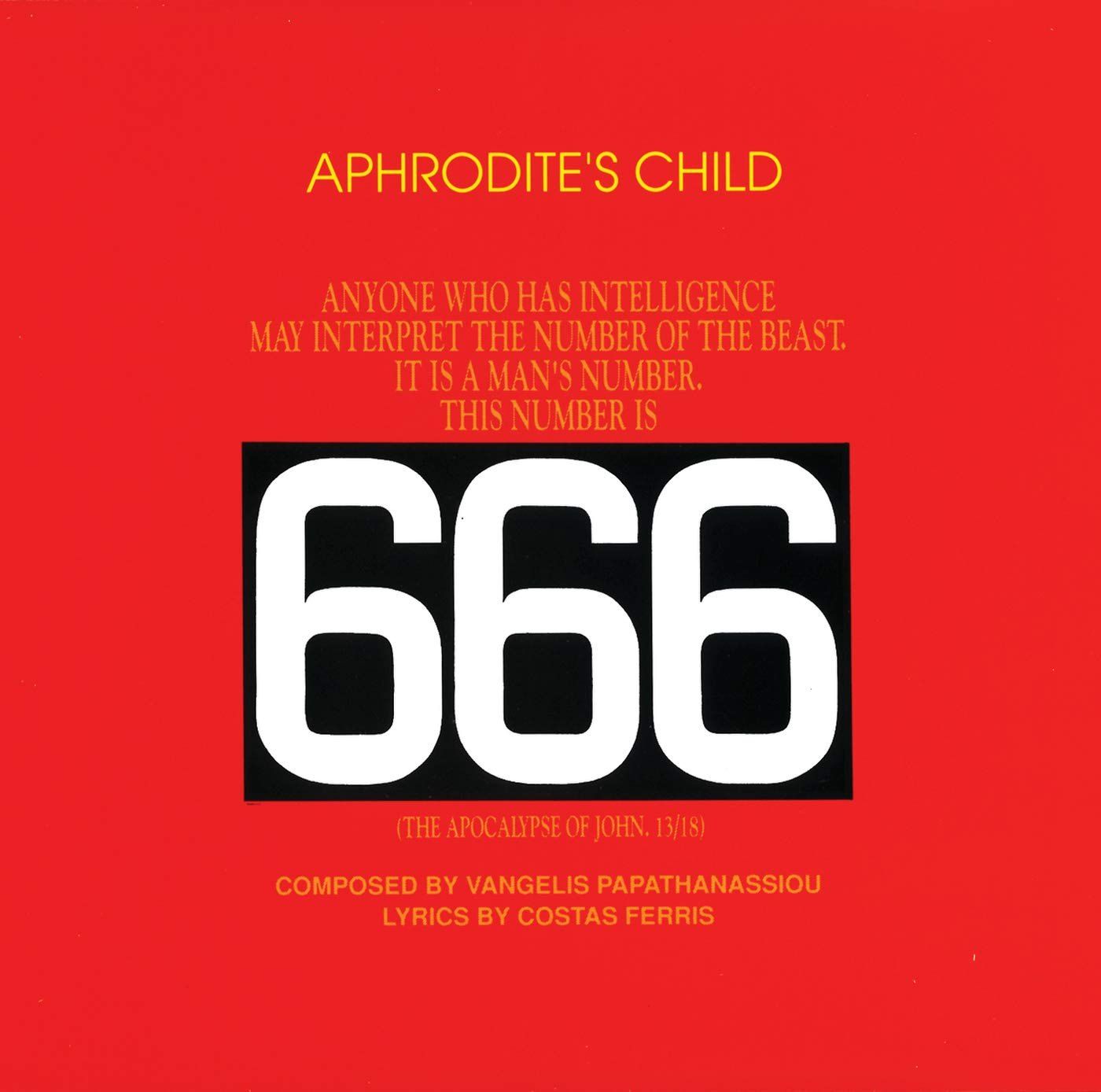 百福        プロフお読み下さい❢ ◇アフロディテス・チャイルド/666: Apocalypse of St John