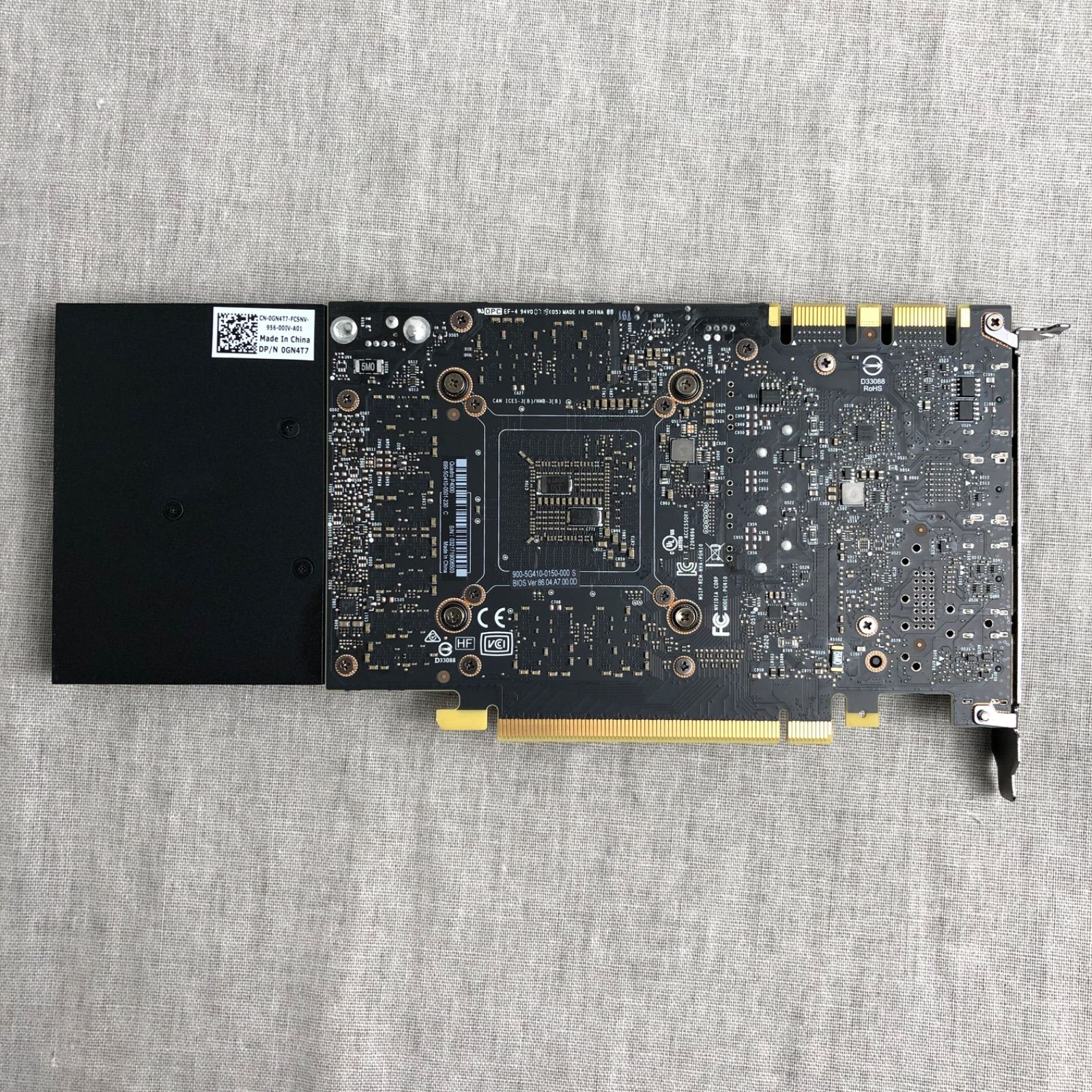 グラフィックボード NVIDIA QUADRO P4000【画面出力確認済】/GPU