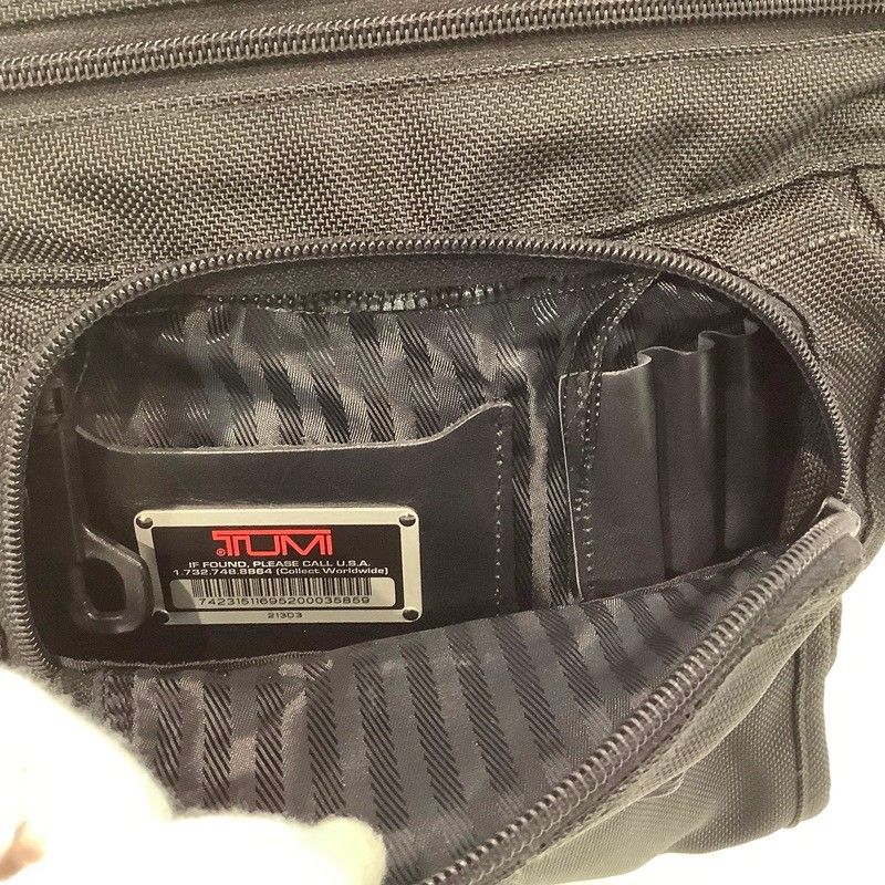 トゥミ (TUMI) ナイロン 2WAY ショルダー＆ハンドバッグ メンズ 黒 