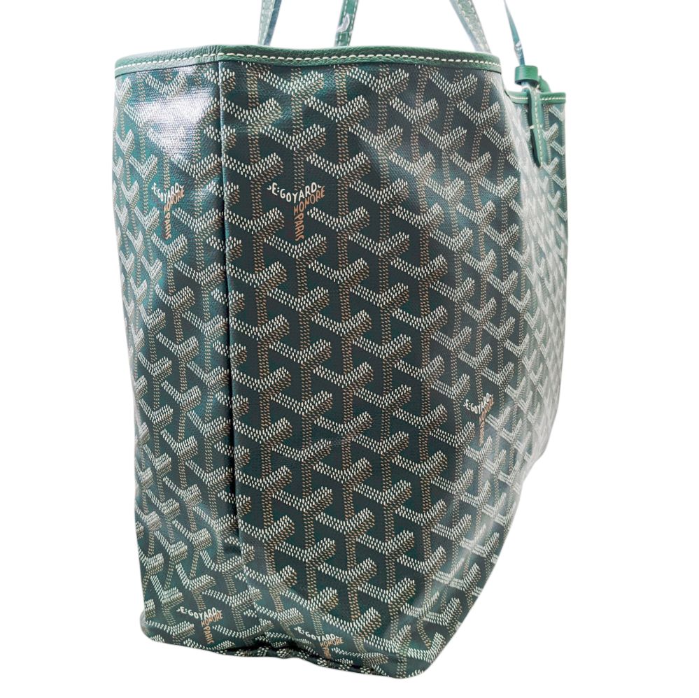 新品】GOYARD ゴヤール サンルイPM PVC グリーン 緑 トートバッグ